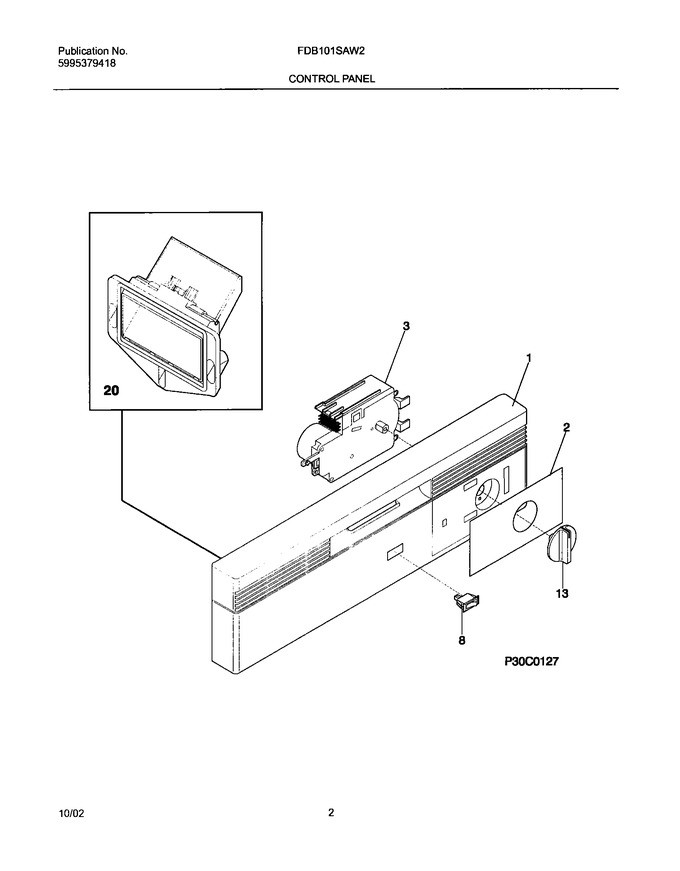 Diagram for FDB101SAW2