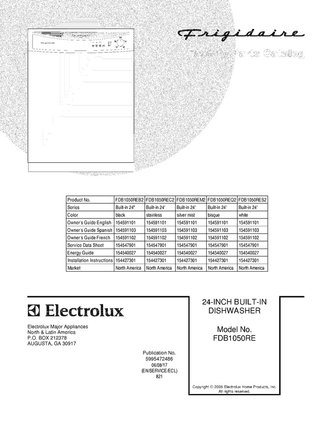 Diagram for FDB1050REQ2