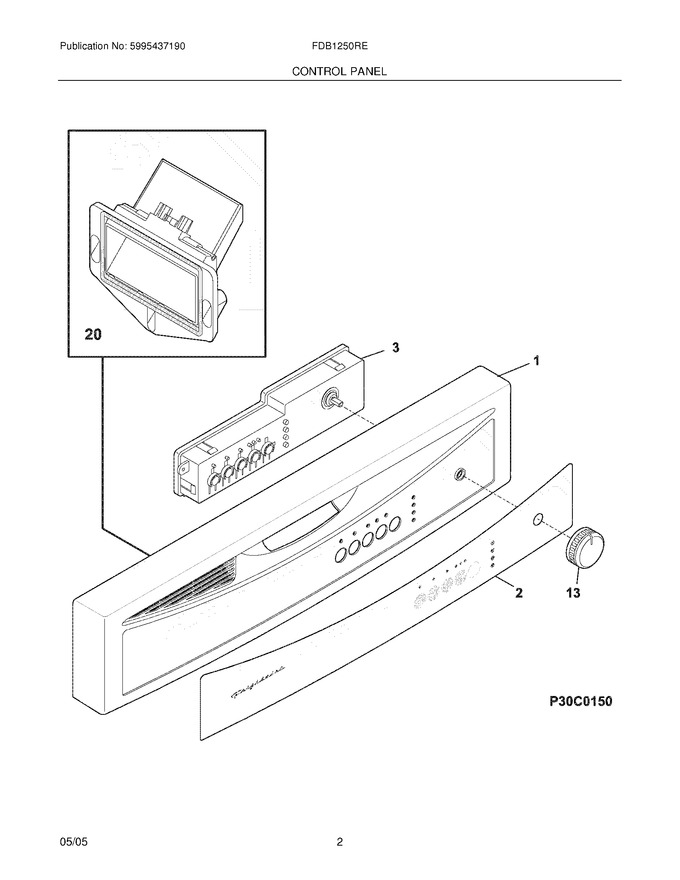 Diagram for FDB1250REQ0