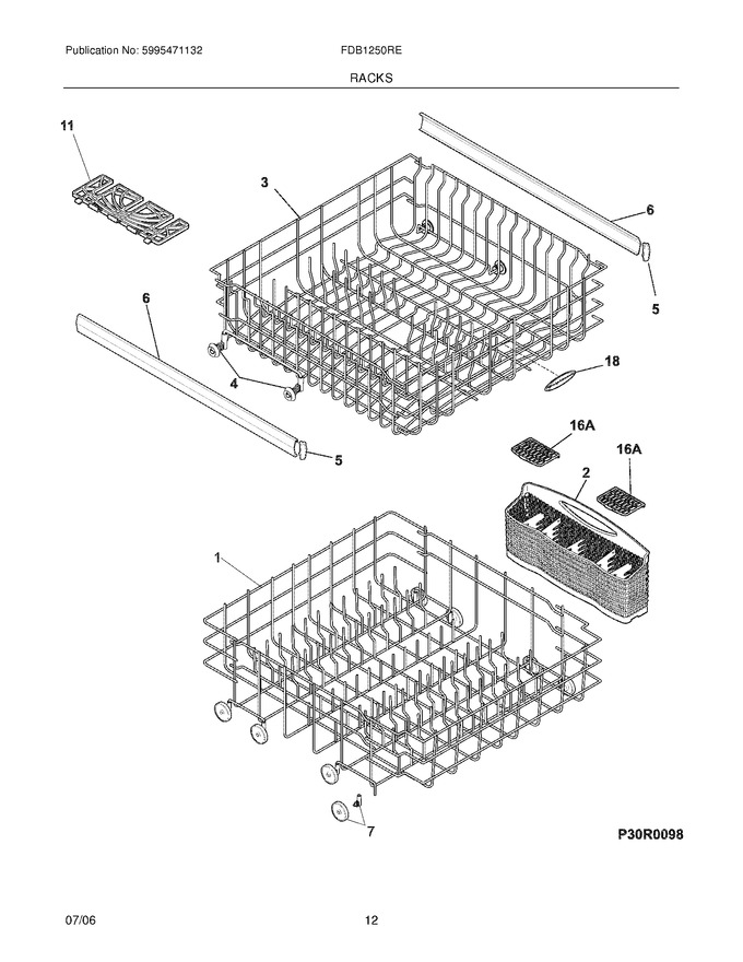 Diagram for FDB1250REB2