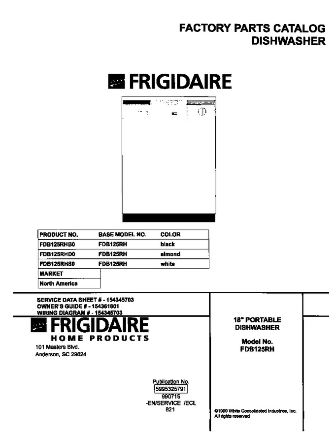 Diagram for FDB125RHD0