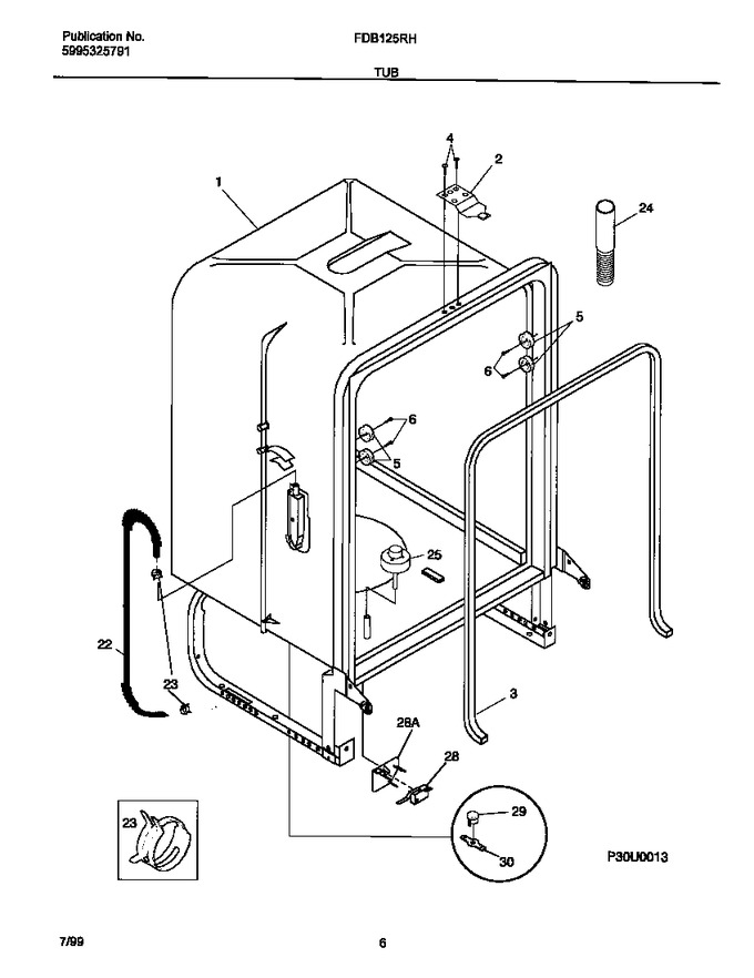 Diagram for FDB125RHD0