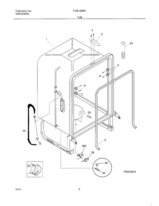 Diagram for FDB125RHS2