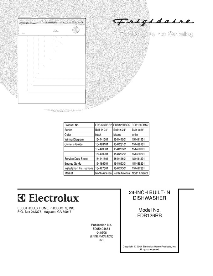 Diagram for FDB126RBS2