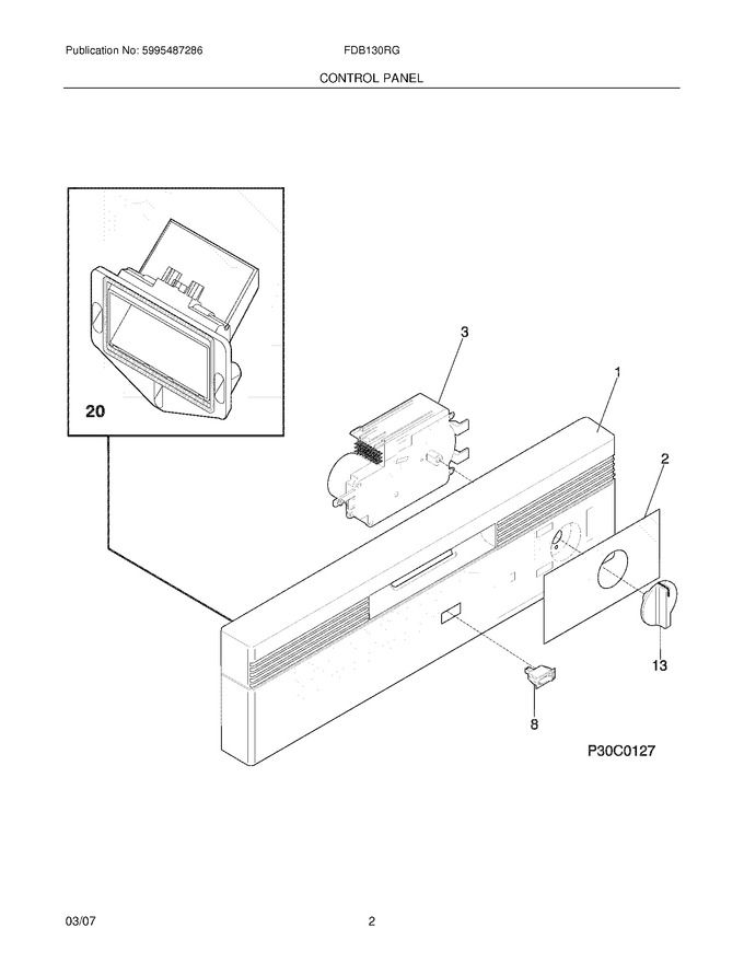 Diagram for FDB130RGQ0