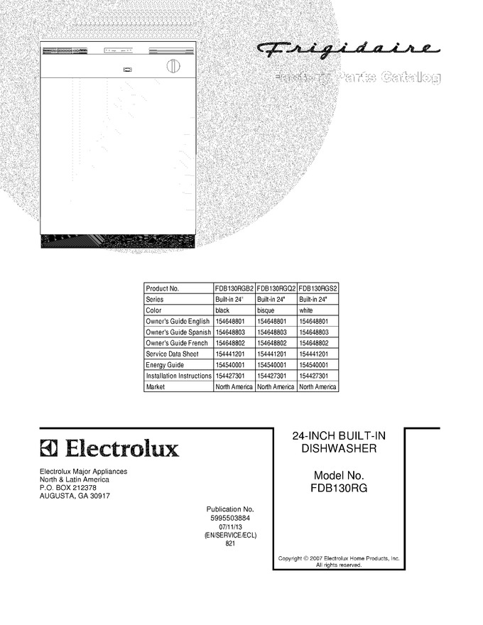 Diagram for FDB130RGQ2