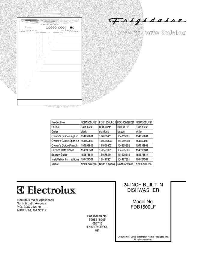 Diagram for FDB1500LFB1