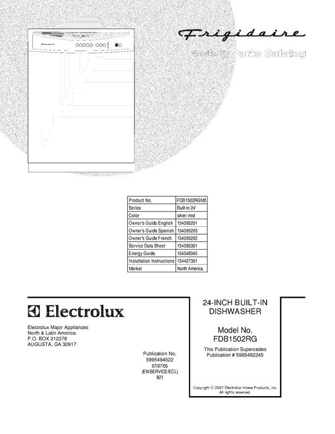 Diagram for FDB1502RGM0