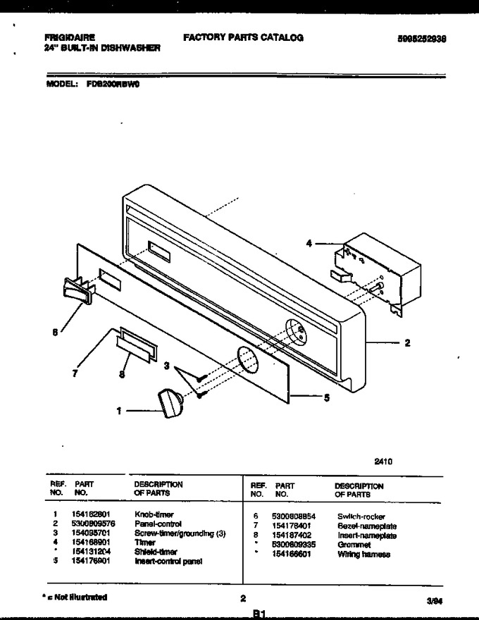 Diagram for FDB200RBW0