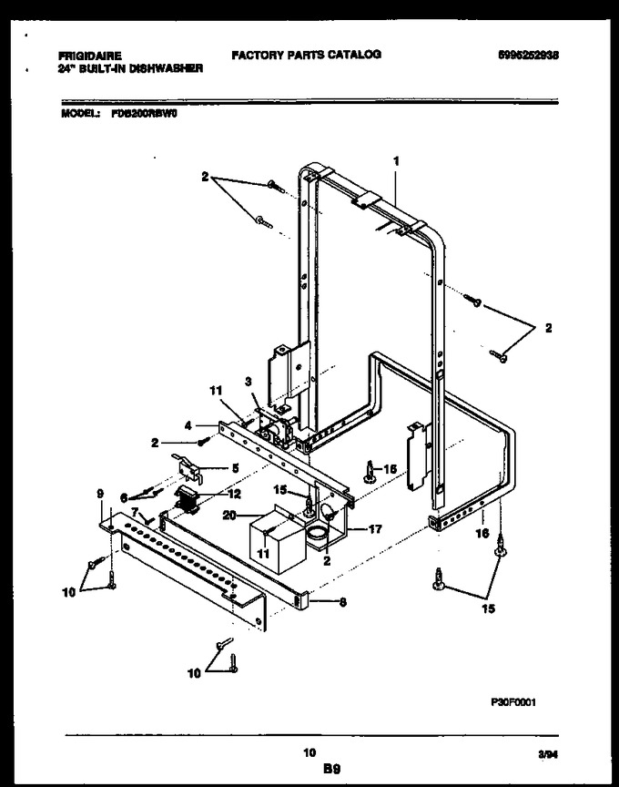 Diagram for FDB200RBW0