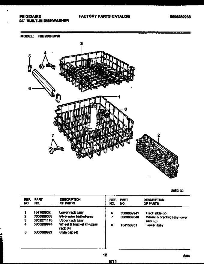 Diagram for FDB200RBW0