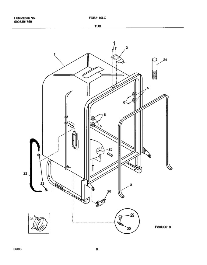 Diagram for FDB2110LCB0
