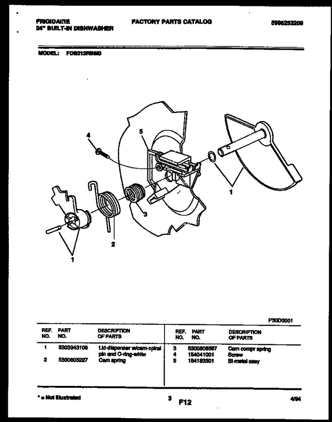 Diagram for FDB212RBM0