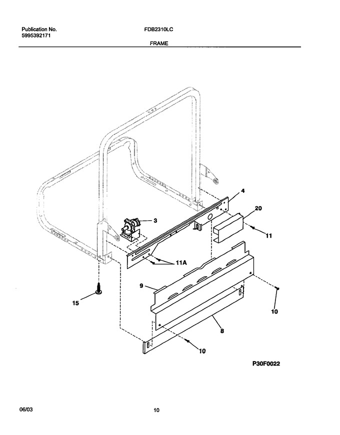 Diagram for FDB2310LCC0