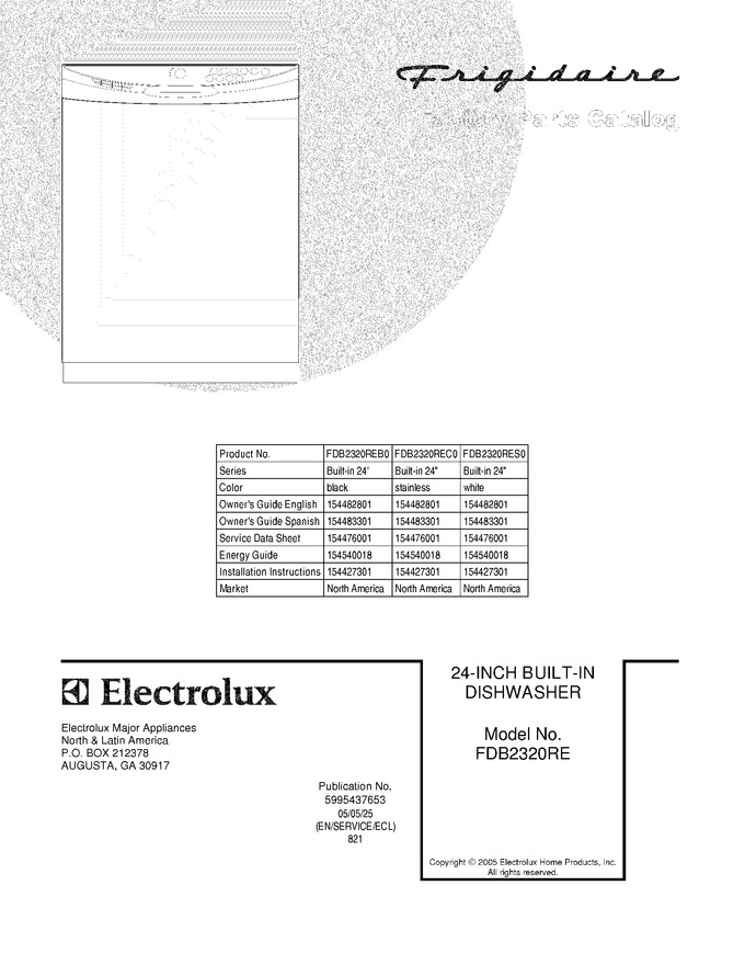 Diagram for FDB2320REB0