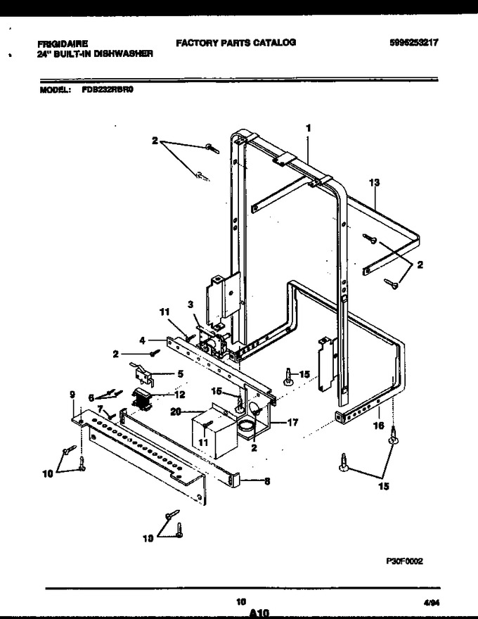 Diagram for FDB232RBR0
