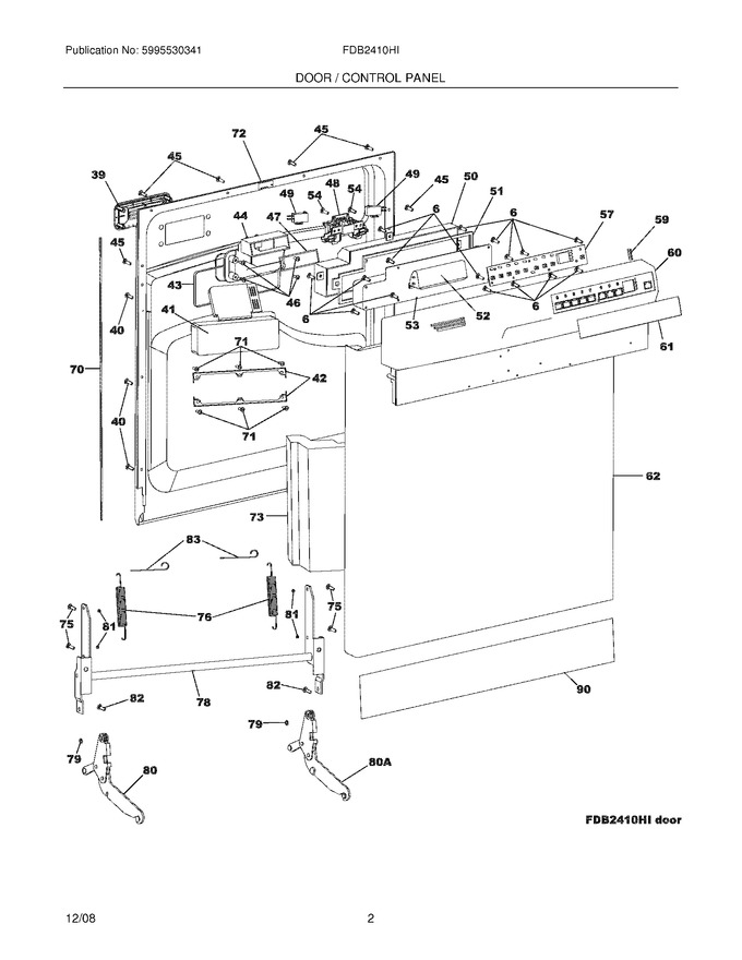 Diagram for FDB2410HIB0