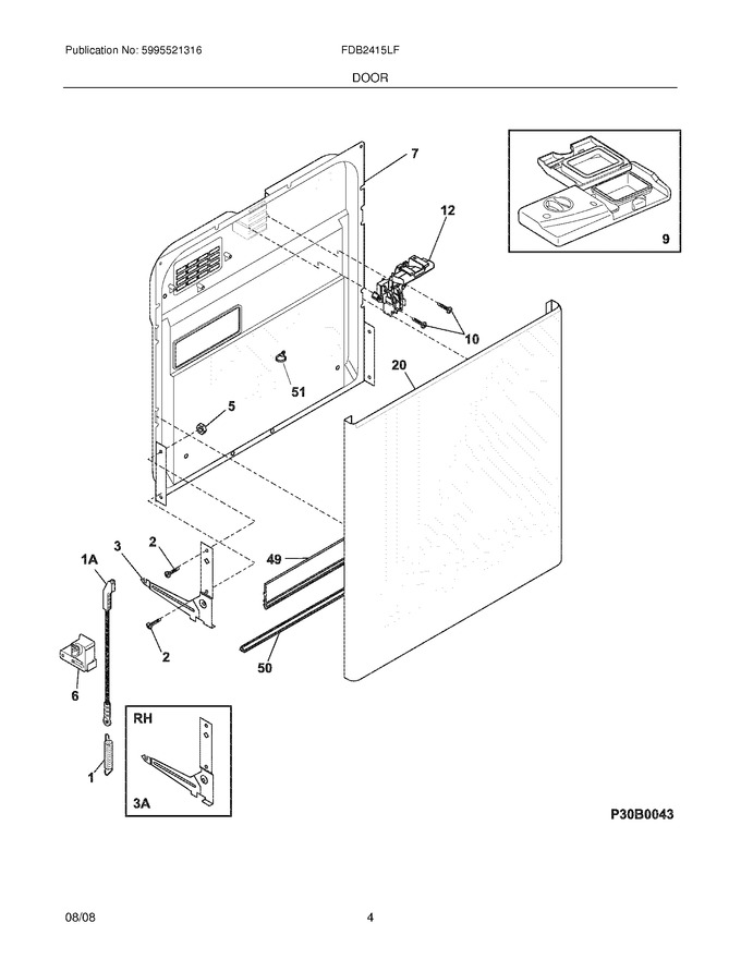 Diagram for FDB2415LFB1