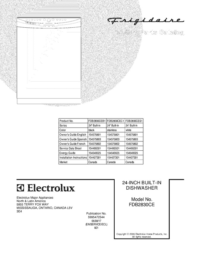 Diagram for FDB2830CEB1