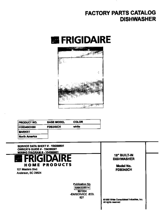 Diagram for FDB345CHS0