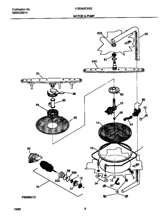 Diagram for FDB345CHS0