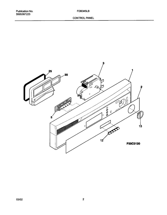 Diagram for FDB345LBS0