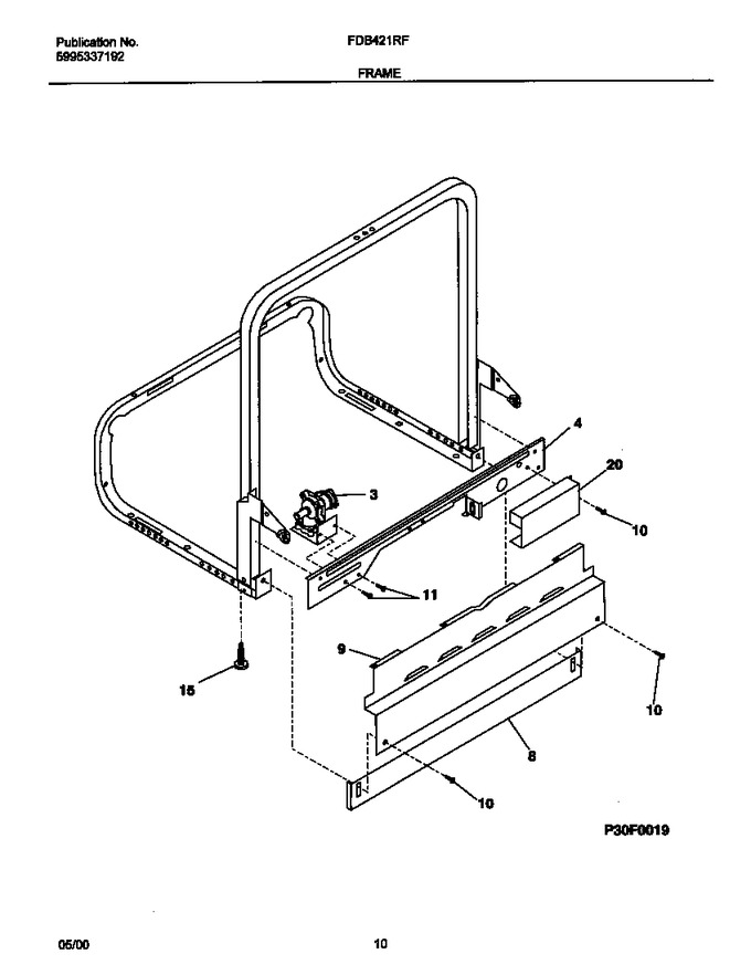 Diagram for FDB421RFR5