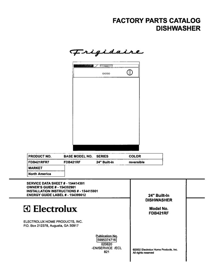 Diagram for FDB421RFR7