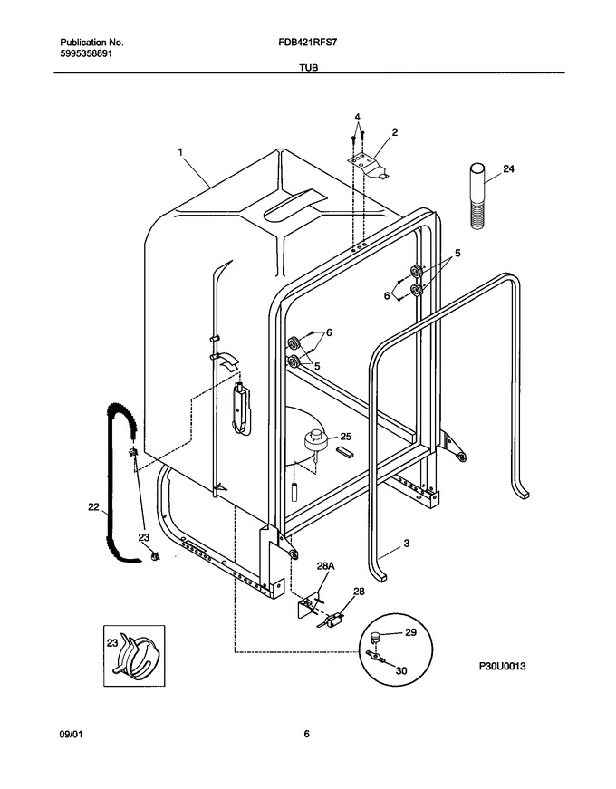 Diagram for FDB421RFS7