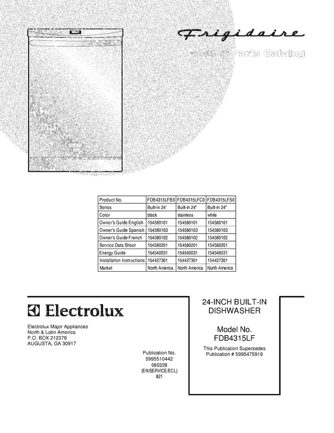 Diagram for FDB4315LFC0