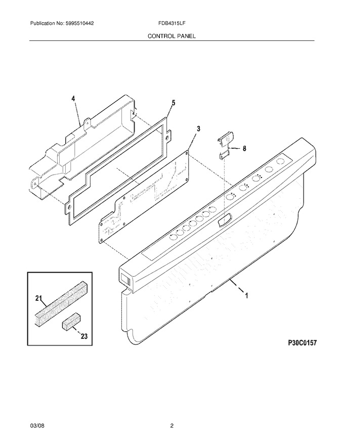 Diagram for FDB4315LFB0