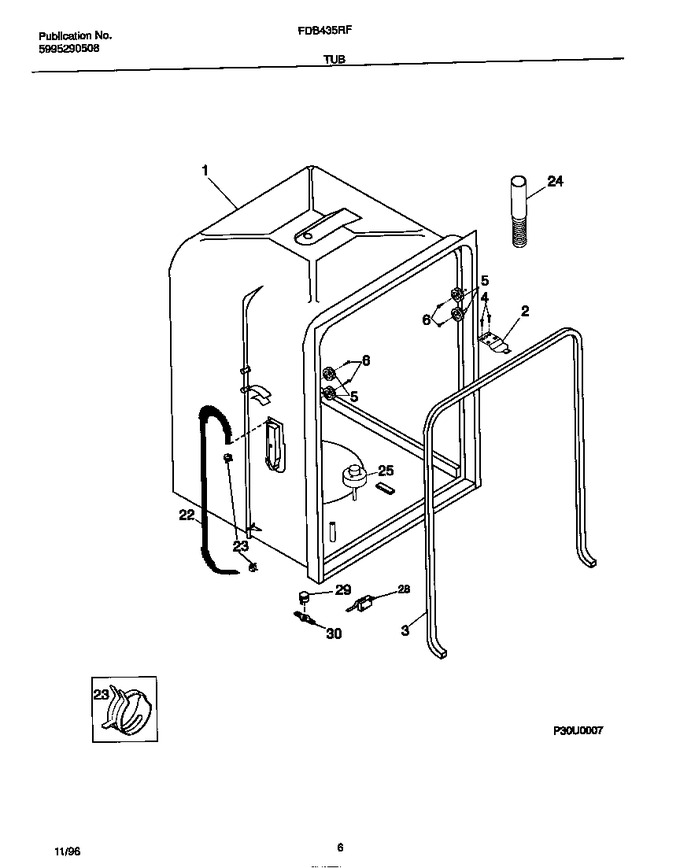 Diagram for FDB435RFR1