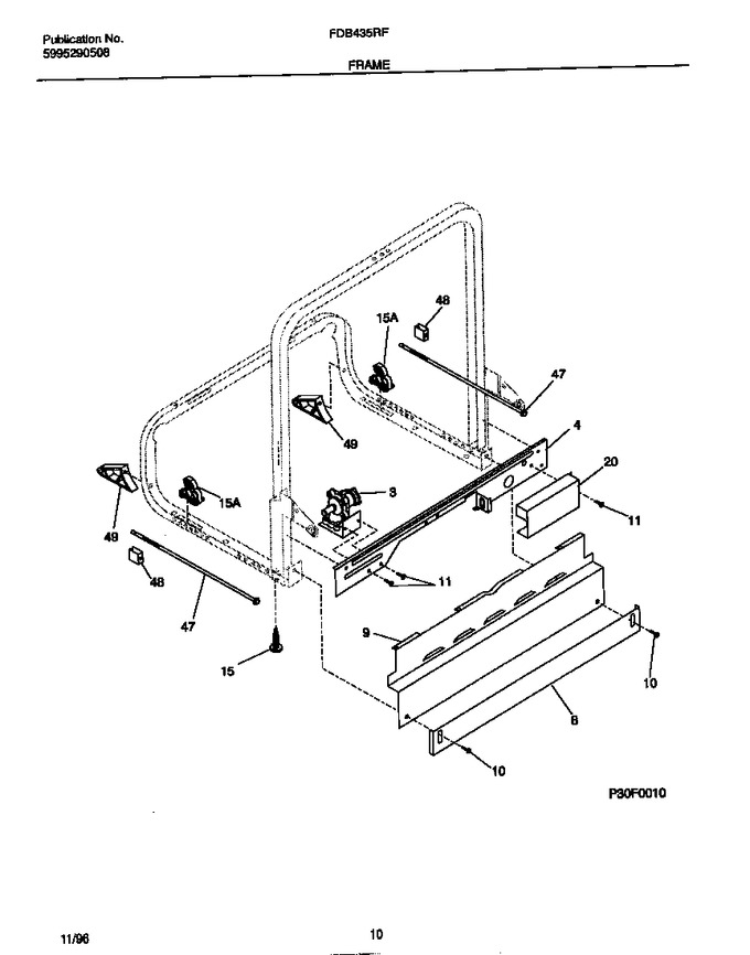 Diagram for FDB435RFR1