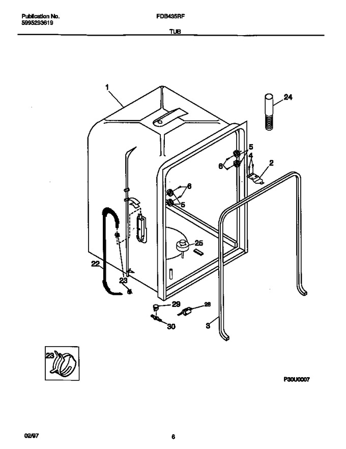 Diagram for FDB435RFR2