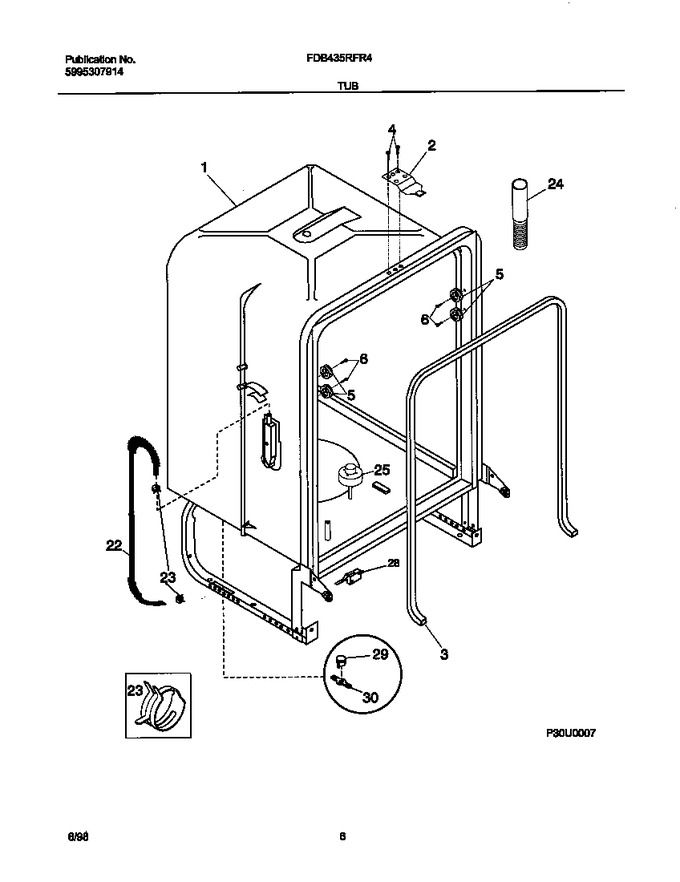 Diagram for FDB435RFR4