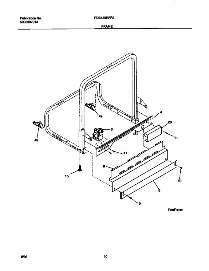 Diagram for FDB435RFR4