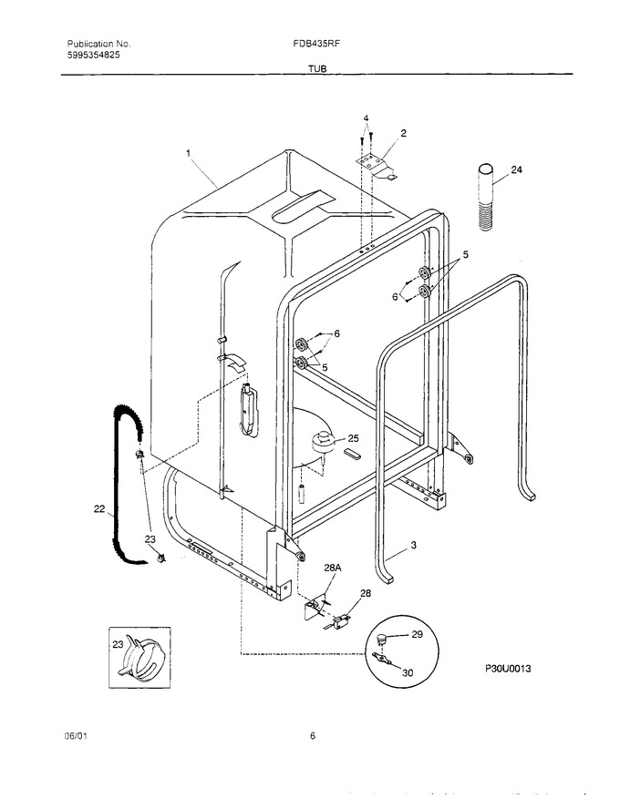 Diagram for FDB435RFR6