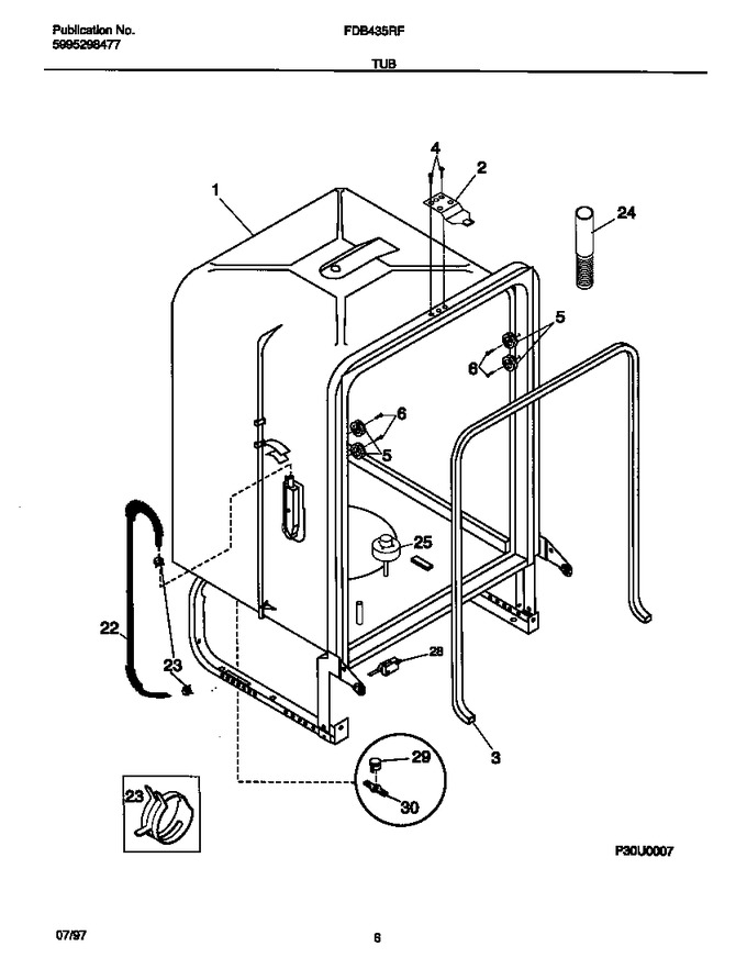 Diagram for FDB435RFS0