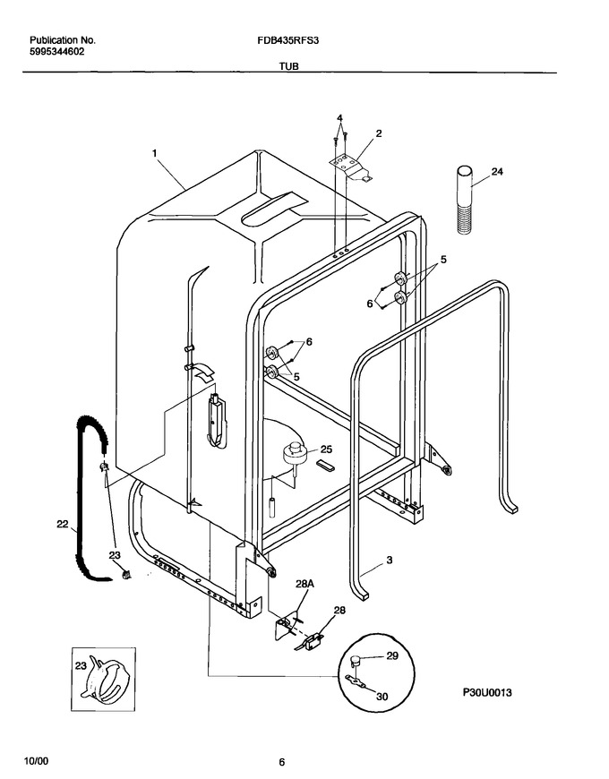 Diagram for FDB435RFS3