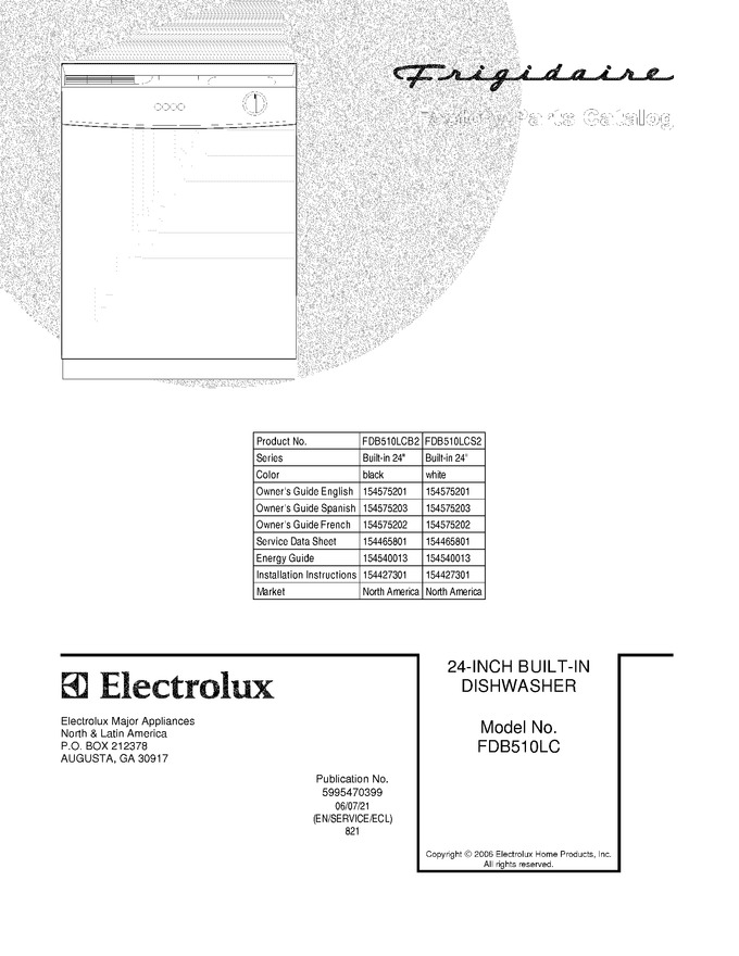 Diagram for FDB510LCS2