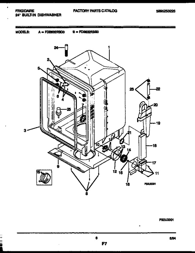 Diagram for FDB632RBS0