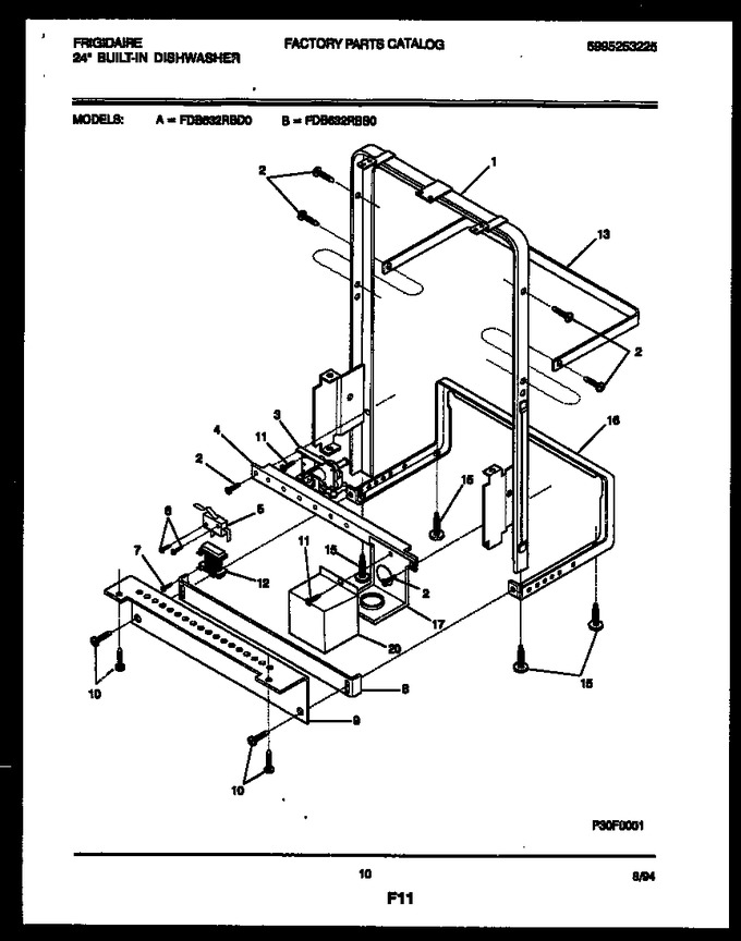 Diagram for FDB632RBD0