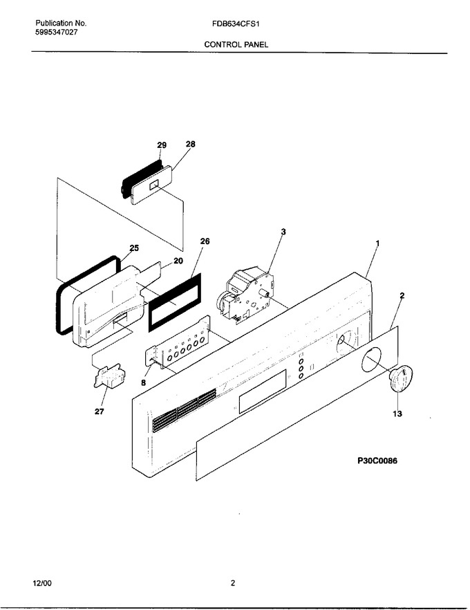 Diagram for FDB634CFS1
