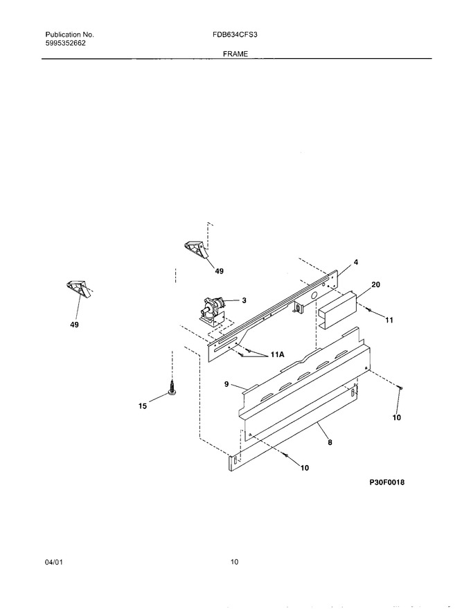 Diagram for FDB634CFS3