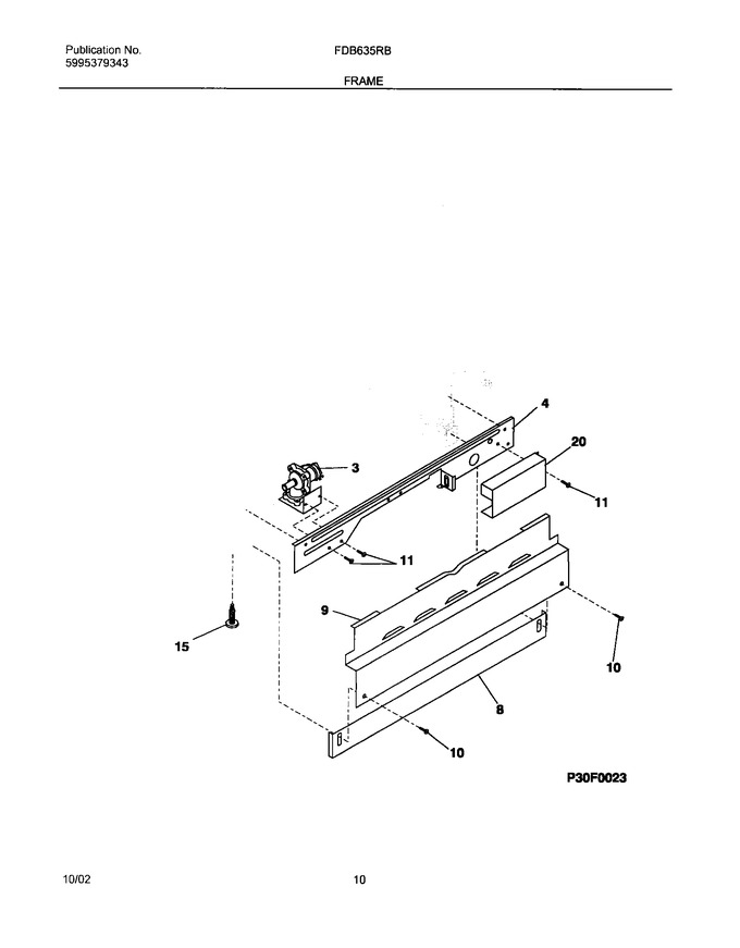 Diagram for FDB635RBS1