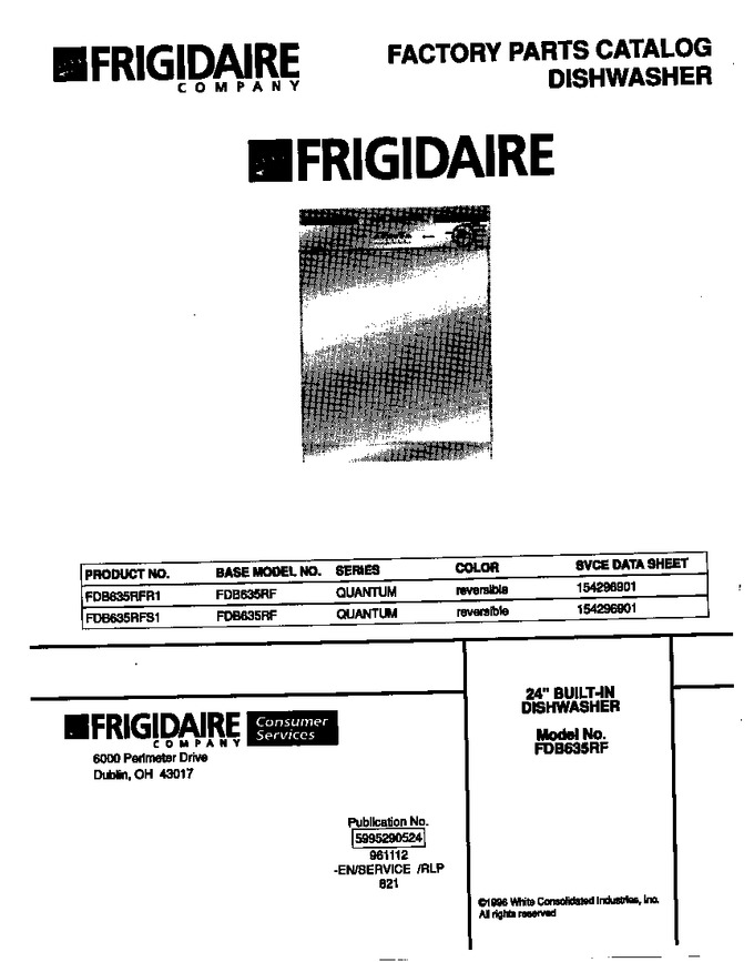 Diagram for FDB635RFR1