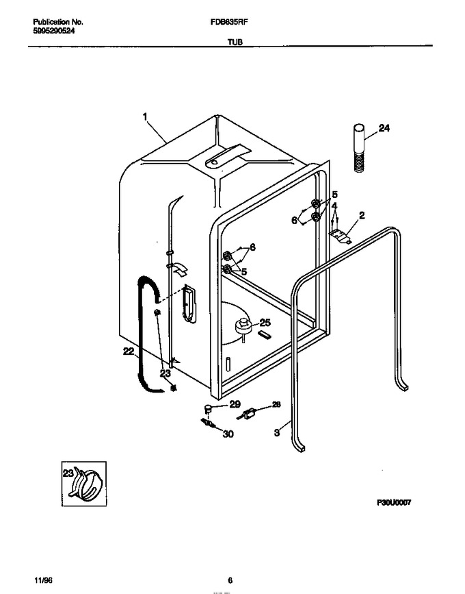 Diagram for FDB635RFR1