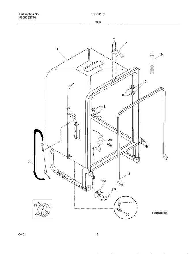 Diagram for FDB635RFR6