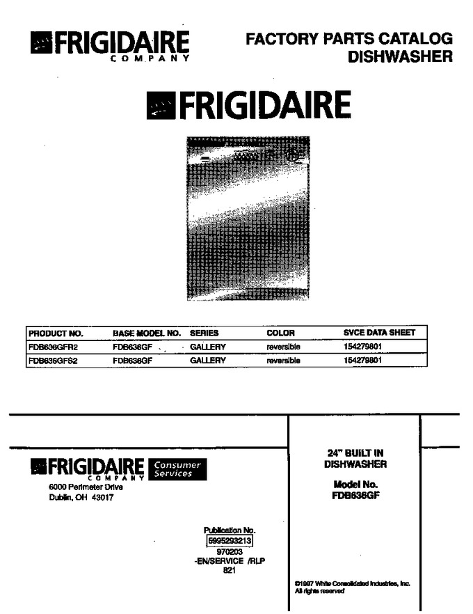 Diagram for FDB636GFR2