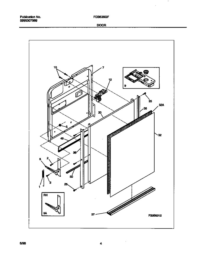 Diagram for FDB636GFT0